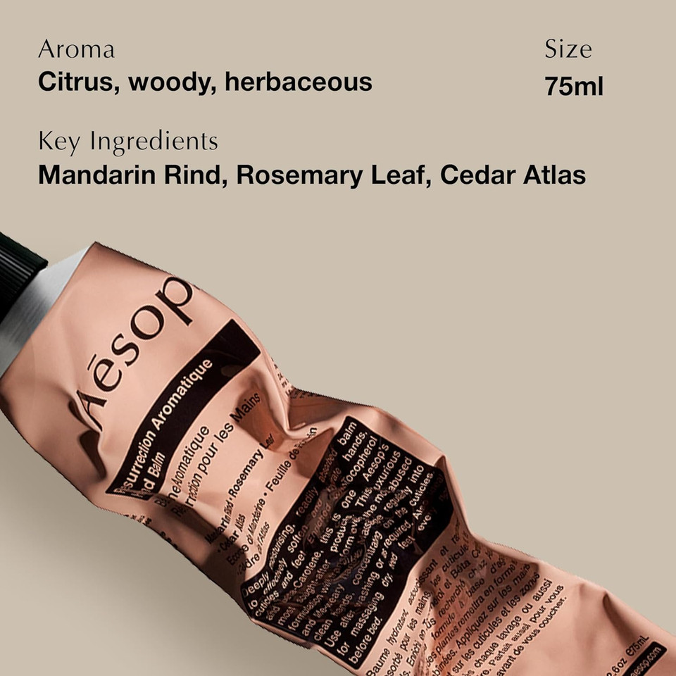 Aesop Resurrection Aromatique Hand Balm 75 Ml