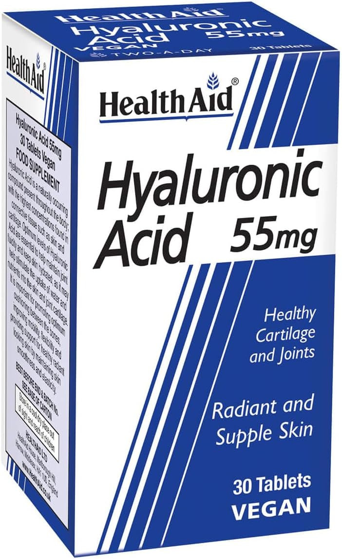 HealthAid Hyalluronic Acid 55mg - 30 Tablets