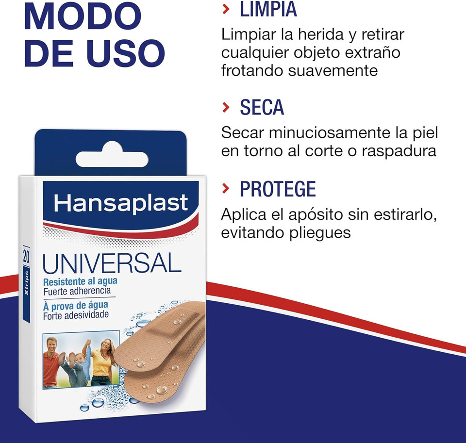 Hansaplast Universal Strips  Water Resistant  Pack Of 20
