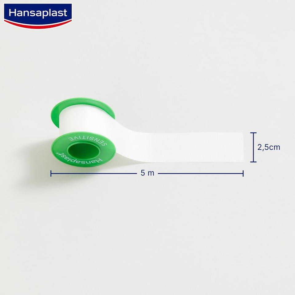Hansaplast Sensitive Bandaging Tape 5 m x 2.5 cm by Beiersdorf AG (VSS)