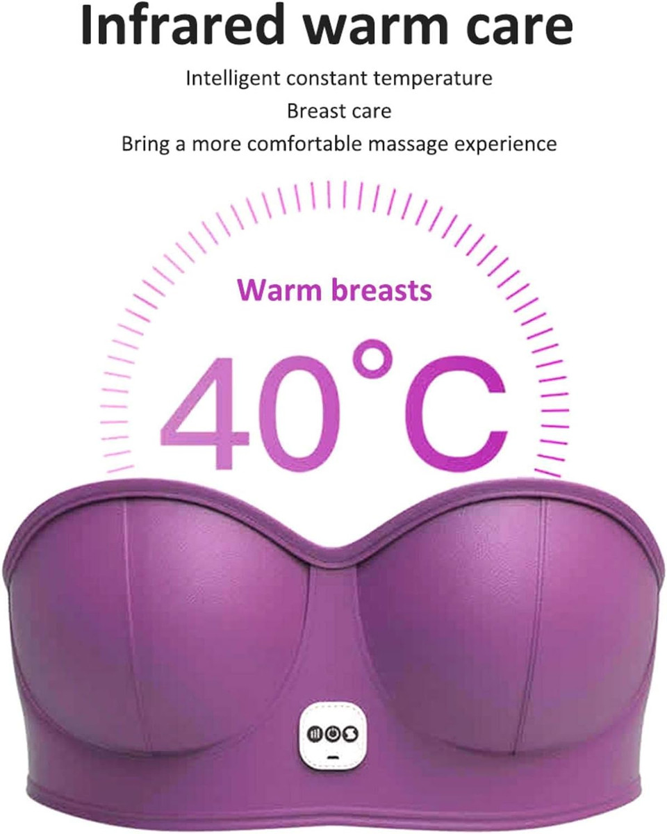 Enjoyyouselves Electronic Breast Massager Multifunctional Intelligent Breast Enhancer Strong Breast Enhancer Enlarge Three Models Of Warming Design
Color: Plug-In Violet