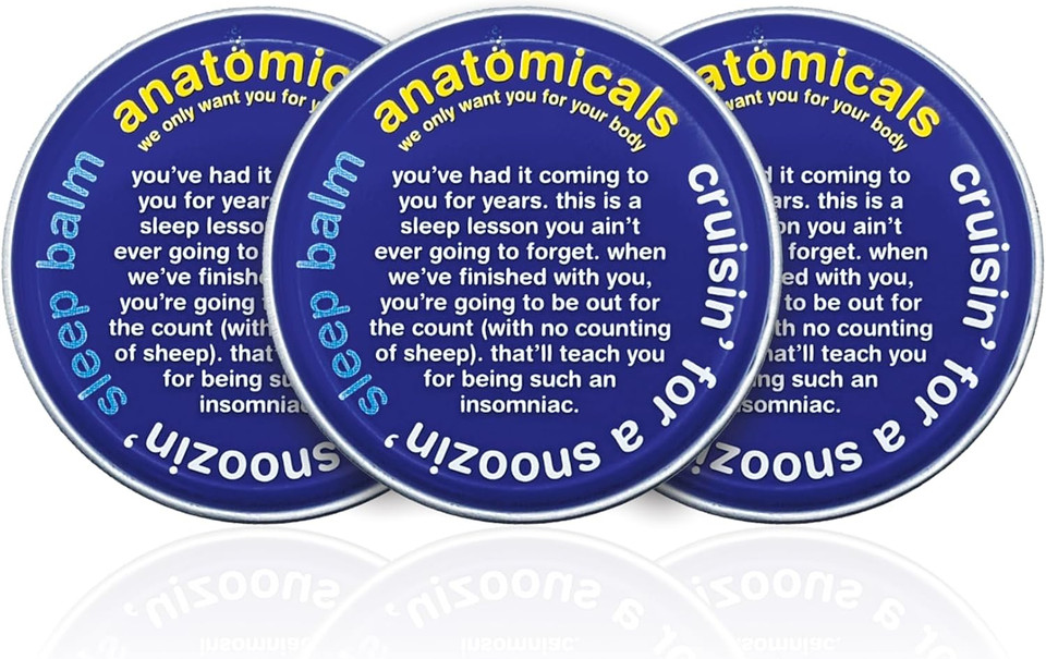 Anatomicals Sleep Aid Balm 20G - Cruisin For A Snoozin, 3 Pack