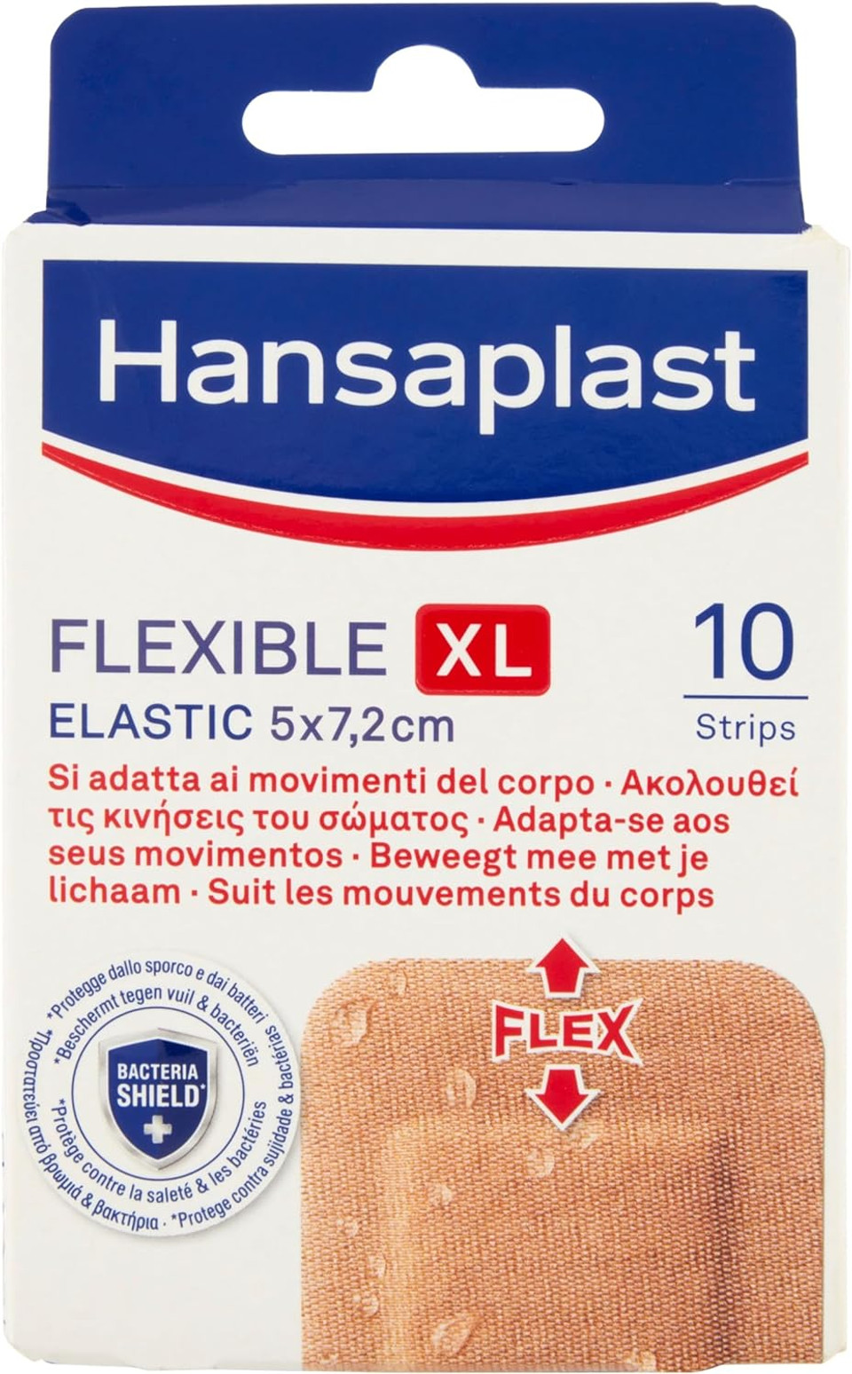 Hansaplast Flexible XL Pleister 10 Strips