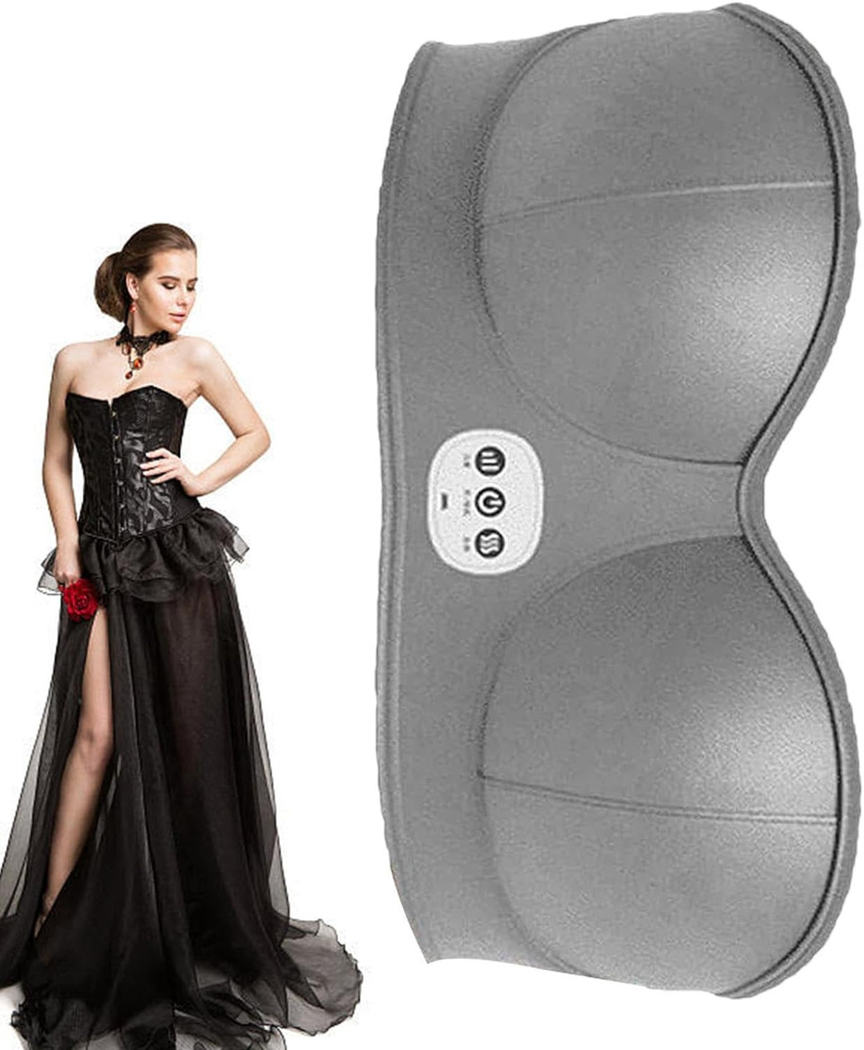 Electric Breast Massage Breast, Women Electric Chest Massager, Busty Breast Massager, 3 Gear Vibrating Massage, Usb Wireless Breast Massager For Bust Lift Anti Sagging