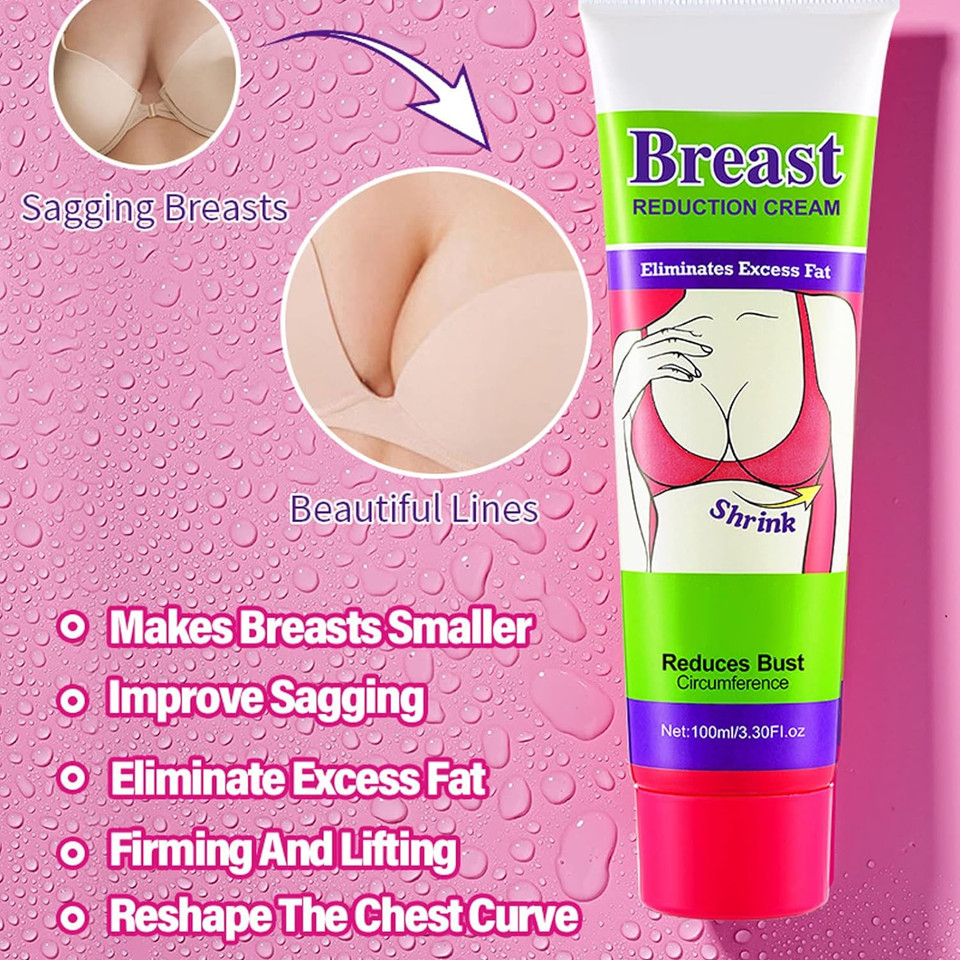 Breast Decrease Cream, Breast Firming Massage Cream 100G For Sagging In The Bathroom
