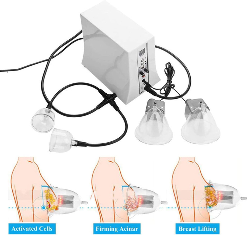 Xjzhang Electric Vacuum Therapy Massager Machine For Breast Augmentation & Buttcock Boobs Enlargement Pump Massage Breast Care Device Xjzhang Electric Vacuum Therapy Massager Machine For Breast Augmentation & Buttcock Boobs Enlargement Pump Massage Breast Care Device