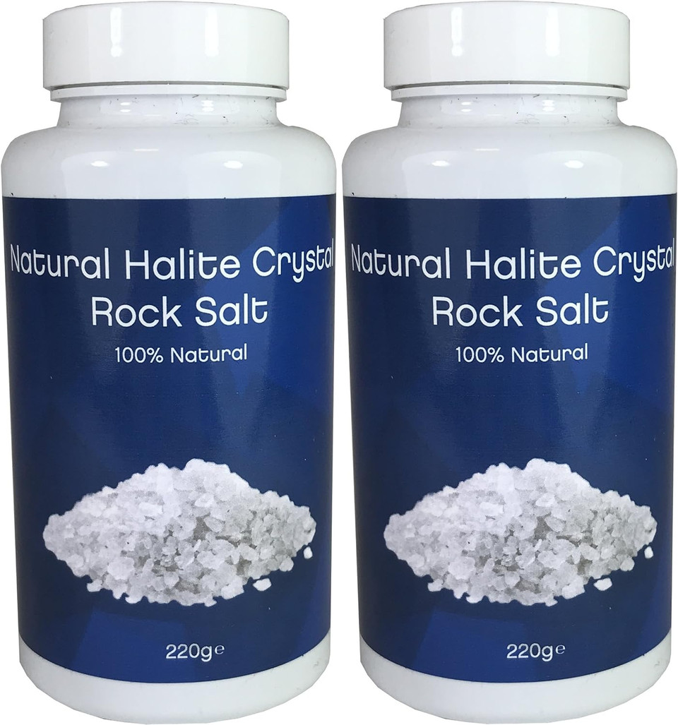 2X Natural Halite Crystal Rock Salt - 220G