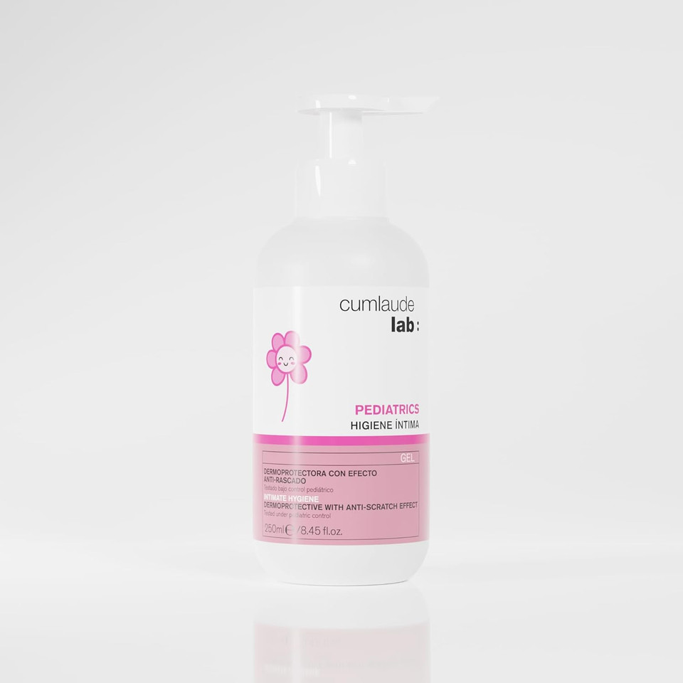 Cumlaude Lab  Pediatric Intimate Hygiene Gel pH Neutral, Soothing and Refreshing, Prevents Itching and Redness  250 ml