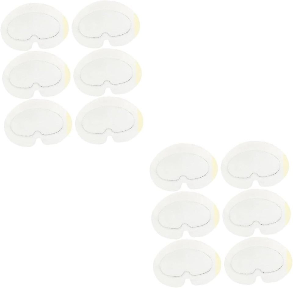 TOYANDONA 12 Pcs Paste Wormwood Stickers Moxa Stickers Breast Paste Breast Patch Breast Sheets Leaflet Nursing Stickers Breast Health Paste White