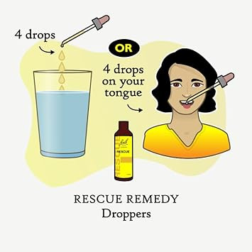 Rescue Remedy Dropper 20Ml, Promotes Calm And Inner Peace, Natural Emotional Wellness And Balance, 5 Flower Essence Vegan Formula, Travel, Exams, Stress-Full Busy Days, Up To 200 Uses