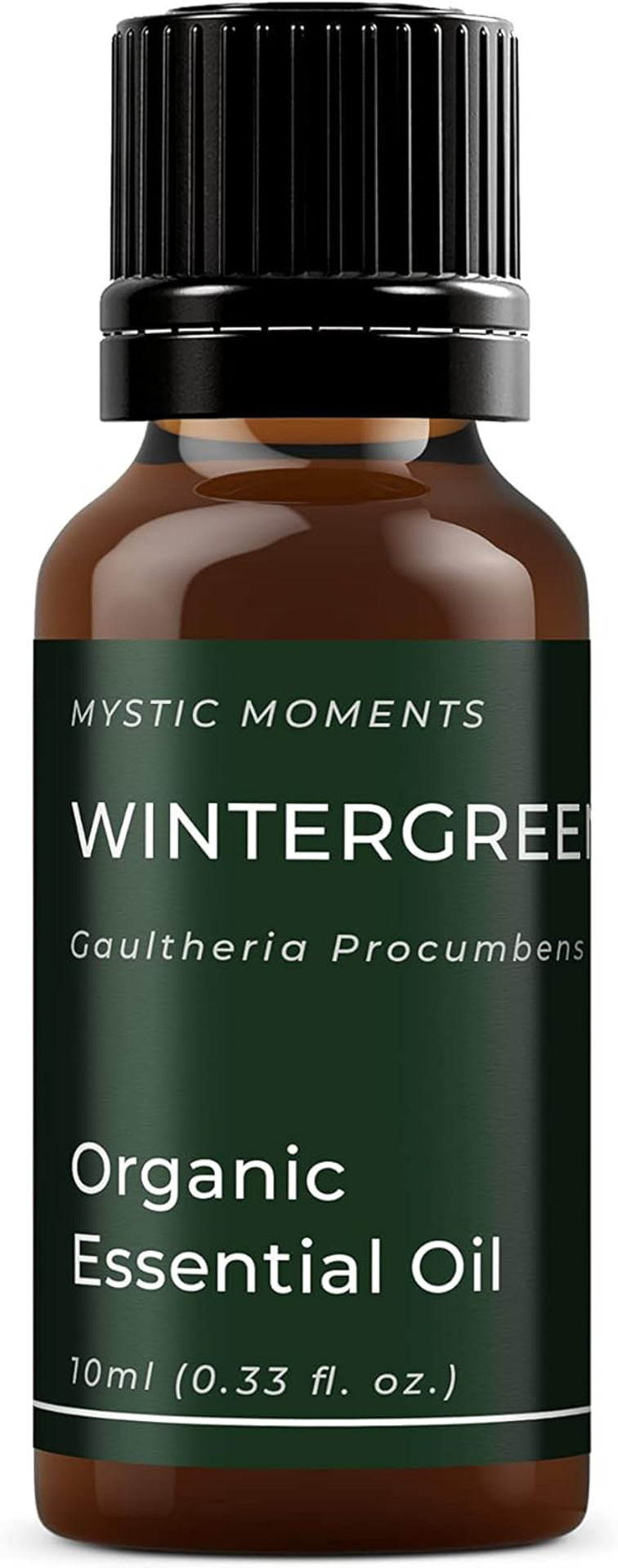 Mystic Moments | Organic Wintergreen Essential Oil 10ml - Pure & Natural Oil for Diffusers, Aromatherapy & Massage Blends Vegan GMO Free