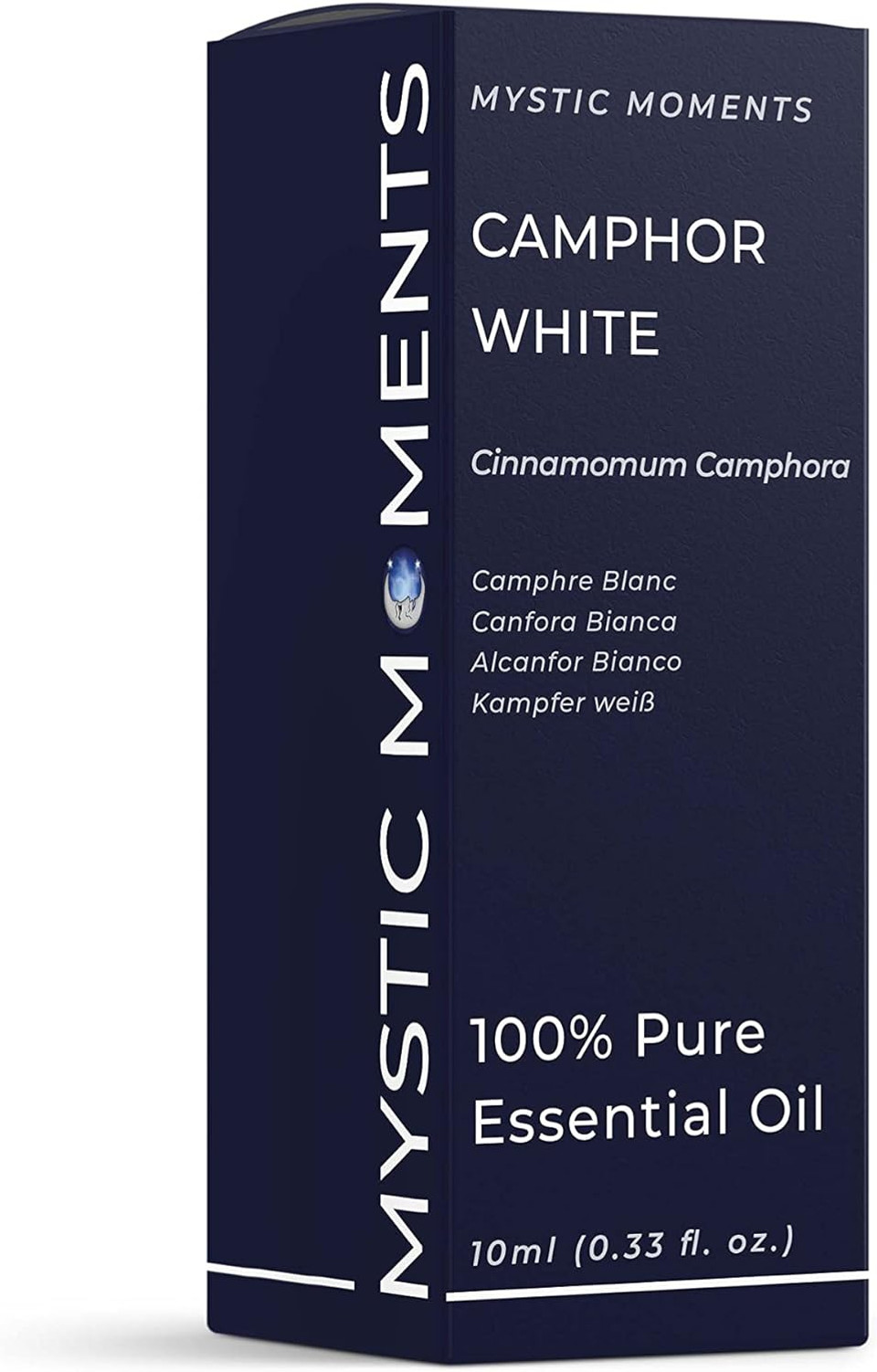 Mystic Moments | Camphor Essential Oil 10Ml - Pure & Natural Oil For Diffusers, Aromatherapy & Massage Blends Vegan Gmo Free