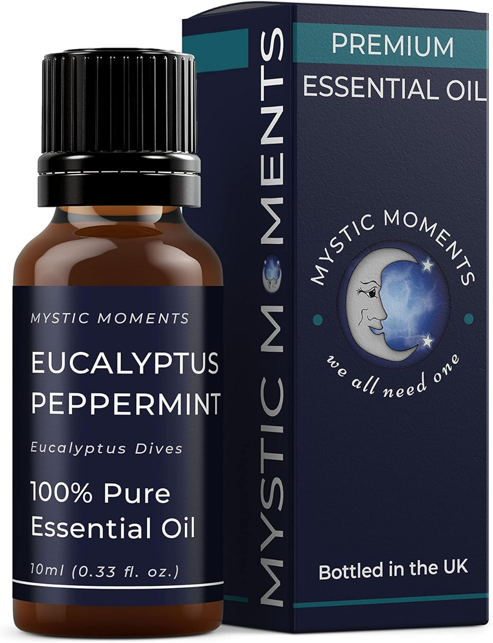 Mystic Moments | Eucalyptus Peppermint Essential Oil 10Ml - Pure & Natural Oil For Diffusers, Aromatherapy & Massage Blends Vegan Gmo Free

Size: 10Ml
