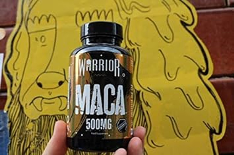 Warrior Maca 60 Tablets - Natural Root Extract - Vitamin B2 - Libido Enhancer | Warrior Supplements, Clear, 57 Gram