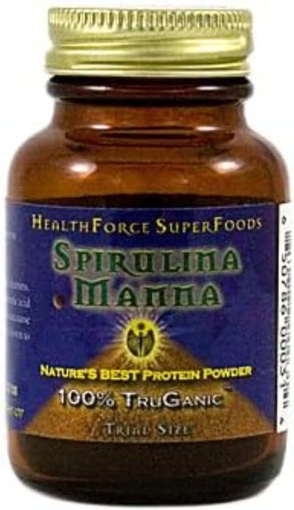 Healthforce Superfoods Spirulina Manna Powder, Trial Size, 20 G