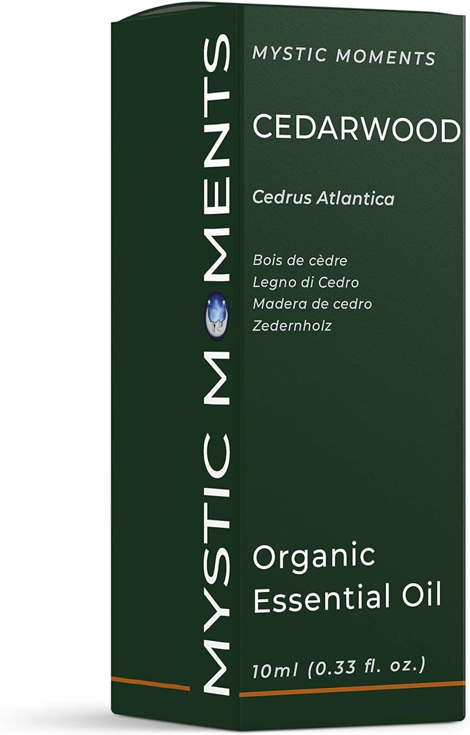 Mystic Moments | Organic Cedarwood Essential Oil 10Ml - Pure & Natural Oil For Diffusers, Aromatherapy & Massage Blends Vegan Gmo Free
