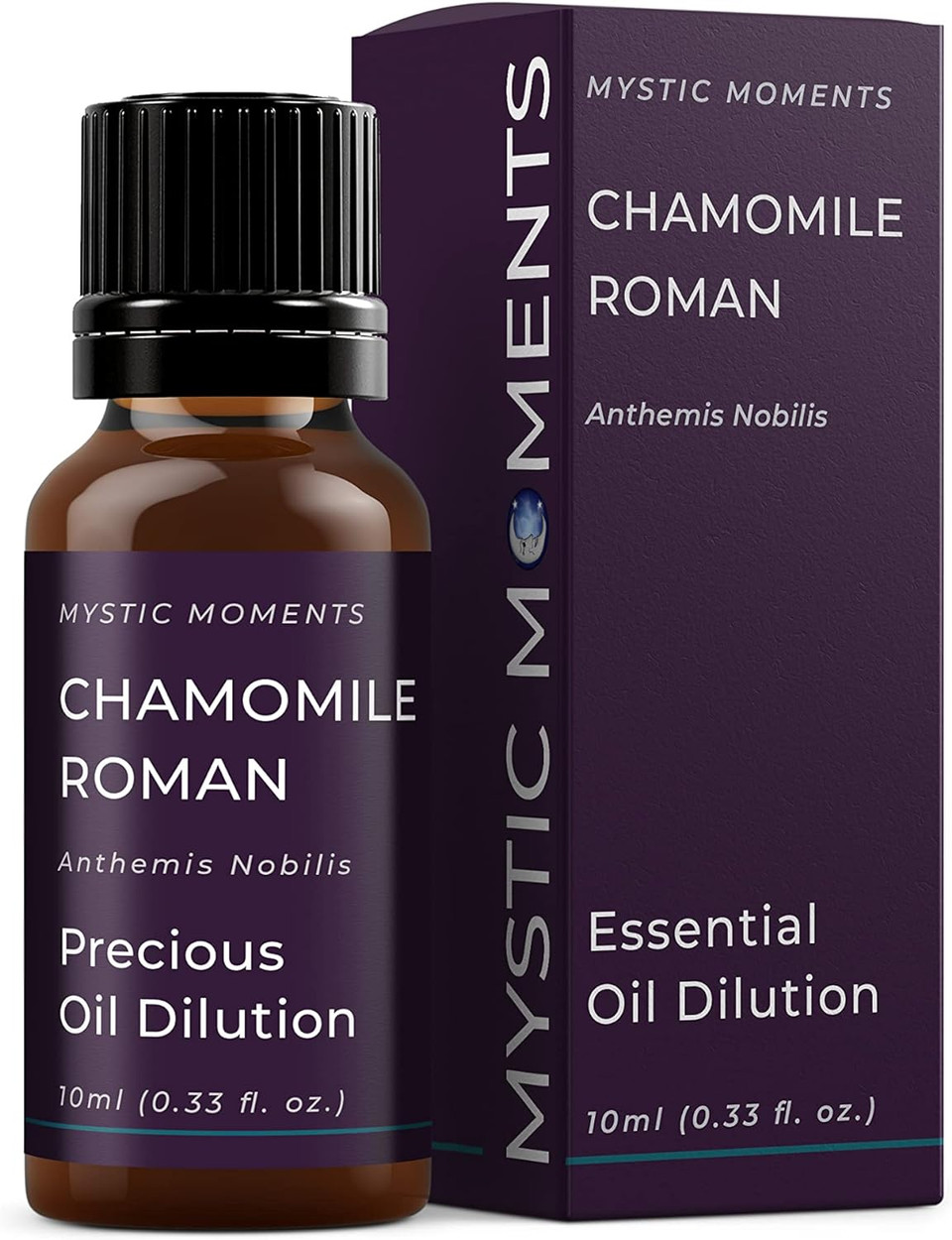 Mystic Moments | Chamomile Roman Precious Oil Dilution 10Ml 3% Jojoba Blend Perfect For Massage, Skincare, Beauty And Aromatherapy