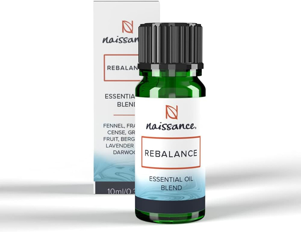 Naissance Organic Rebalance Essential Oil Blend 10Ml - 100% Pure & Natural Essential Oil Blends - Restore Harmony & Wellbeing