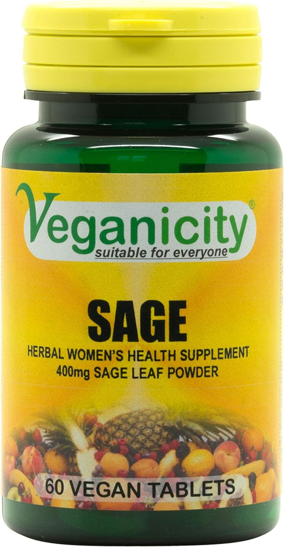 Veganicity Sage Womens Health Supplement 400Mg 60 Tablets