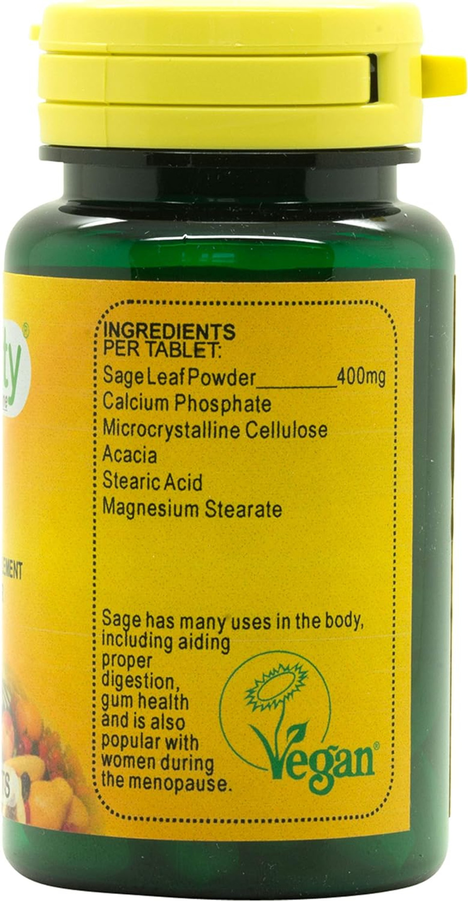 Veganicity Sage Womens Health Supplement 400Mg 60 Tablets