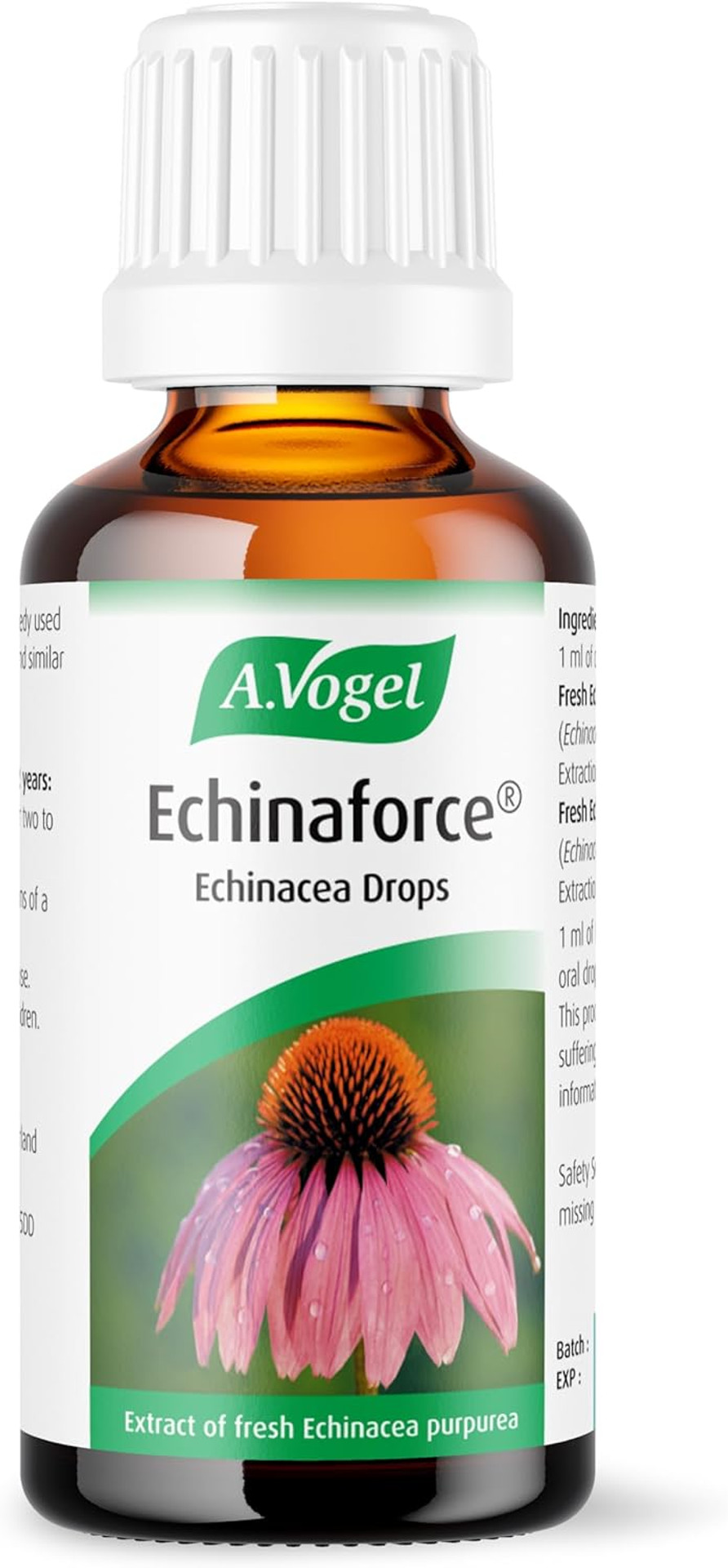 A.Vogel Echinaforce Echinacea Drops | Relieves Cold & Flu Symptoms by Strengthening the Immune System | 50ml A.Vogel Echinaforce Echinacea Drops | Relieves Cold & Flu Symptoms by Strengthening the Immune System | 50ml