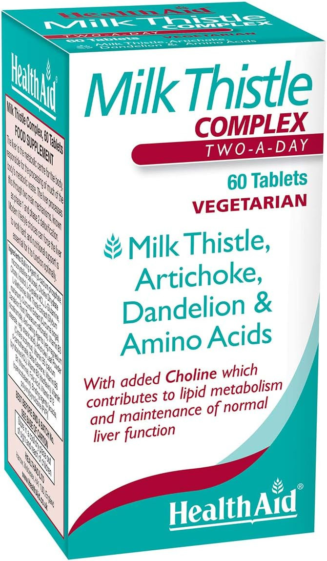 Healthaid Milk Thistle Complex 60 Vegetarian Tablets, Pack Of 1
