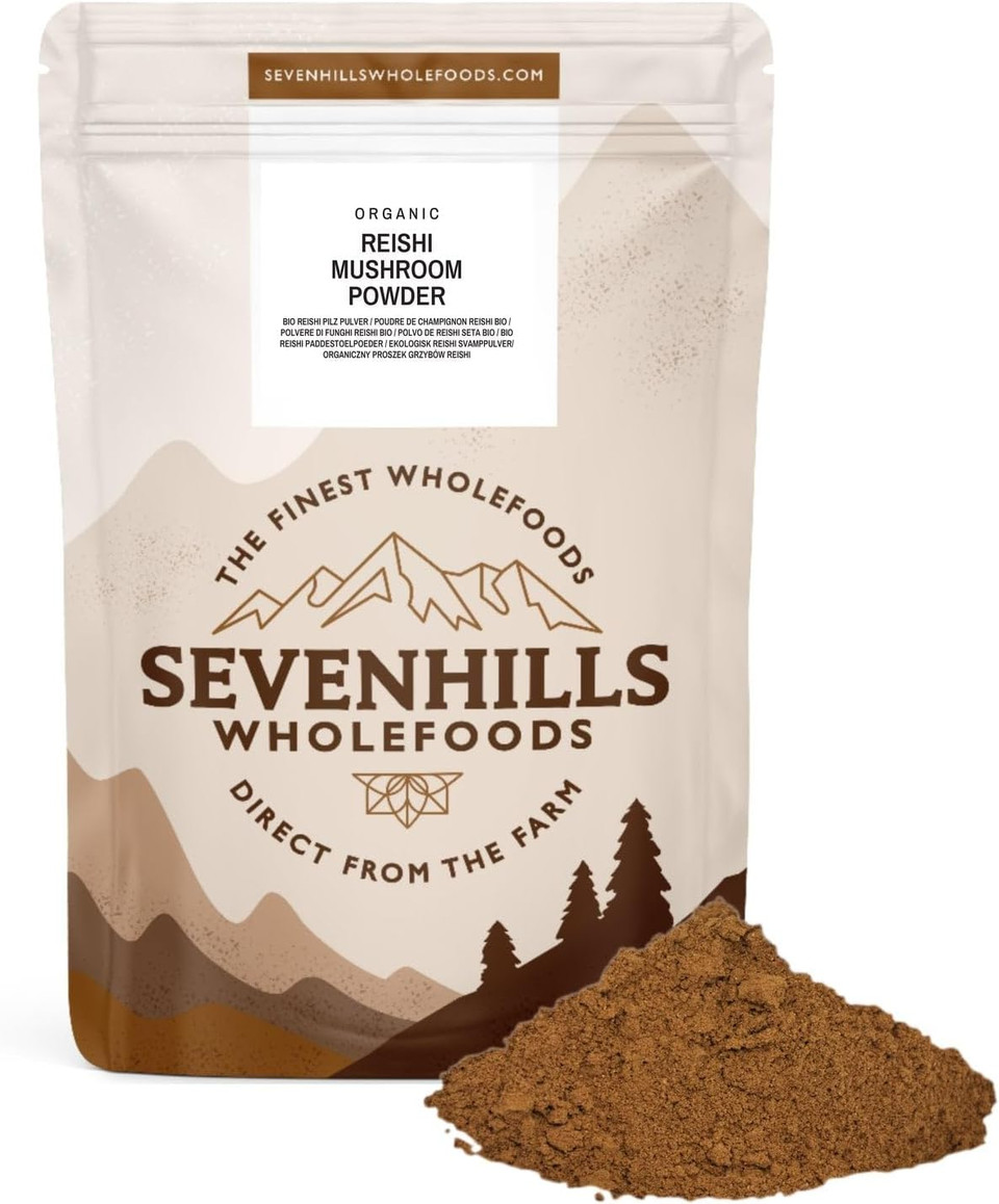 Sevenhills Wholefoods Organic Reishi Mushroom Powder 200G, Ganoderma Lucidum

Size: 200 G (Pack Of 1)