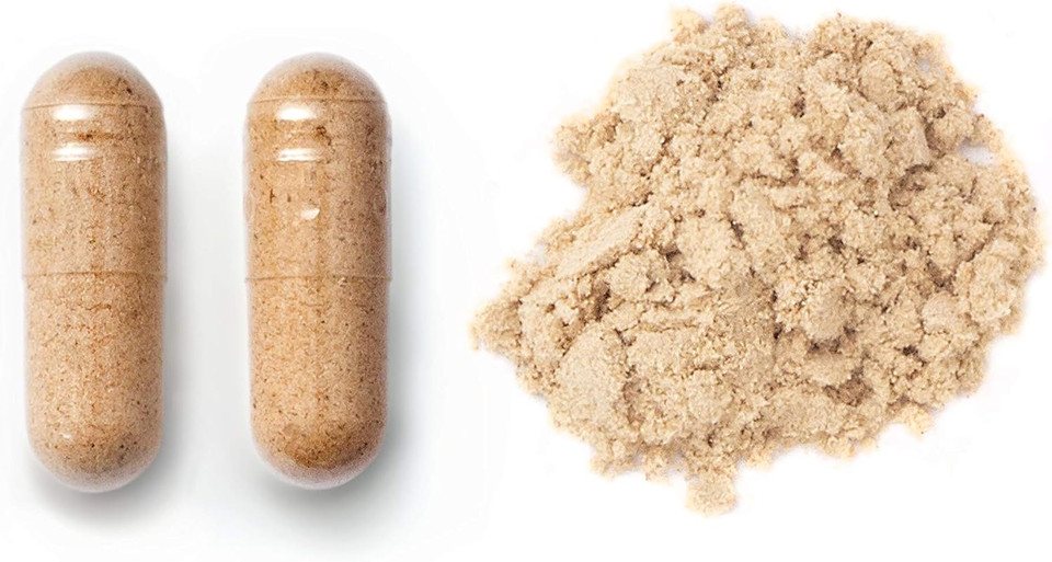 Fushi 90142 Organic Slippery Elm Capsules, 60 Caps Fresh-Ground Whole Food Soothing & Healing Action Supports Stomach Indigenously Sourced Ethical & Vegan