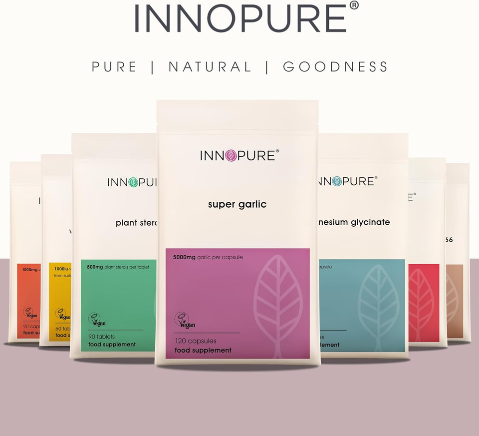 Innopure Odourless Garlic 5000Mg (240 Capsules) Vegetarian Society Certified - Made In The Uk (2 Pack)

Size: 240 Capsules