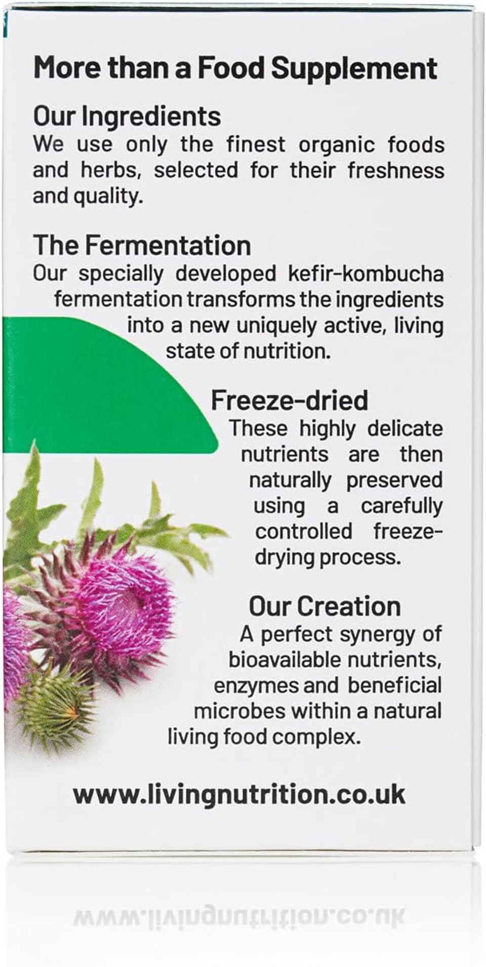 Organic Fermented Milk Thistle Food Supplement (60 Caps)