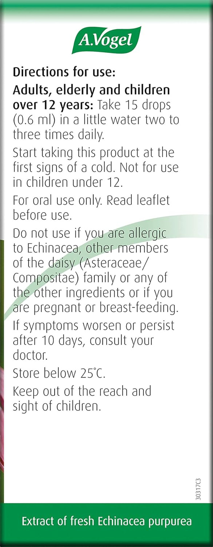 A.Vogel Echinaforce Echinacea Drops | Relieves Cold & Flu Symptoms by Strengthening The Immune System (100 ml)