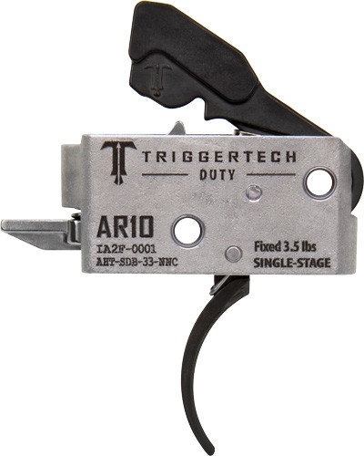 Triggertech AR-10 Primary Single Stage 3.5 lb Curved Trigger - Black