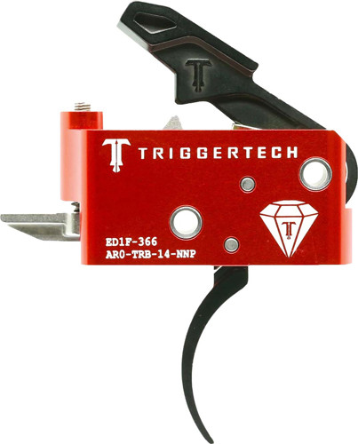 Triggertech Diamond 2-Stage 1.5-4 lb Curved Trigger - Black