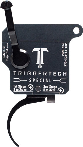 Triggertech Remington 700 Special 2-Stage 1-3.5 lb Curved Trigger - Black