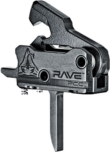 Rise Armament RAVE 140 9mm PCC Single Stage 3.5 lb Flat Trigger - Black