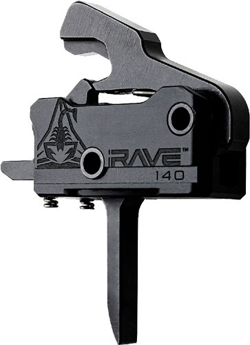 Rise Armament RAVE 140 Single Stage 3.5 lb Flat Trigger - Black