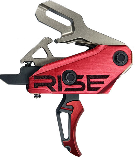 Rise Armament REV 535 Single Stage 3.5 lb Trigger - Black/Red