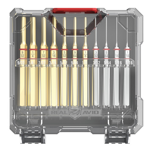 Real Avid Accu-Punch 11-Piece Brass/Steel Punch Set