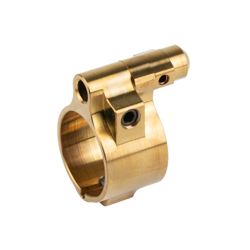 Q Honey Badger Adjustable Gas Block - Gold