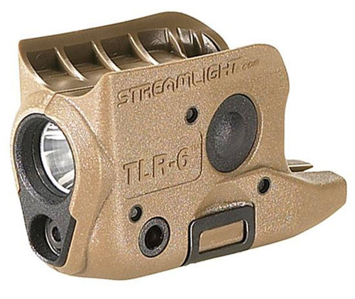 Streamlight TLR-6 Rail Light with Red Laser for Glock 42/43 100 Lumens - Flat Dark Earth