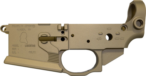 Franklin Armory Libertas Billet Stripped Lower Receiver - Desert