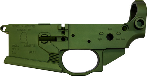 Franklin Armory Libertas Billet Stripped Lower Receiver - OD Green