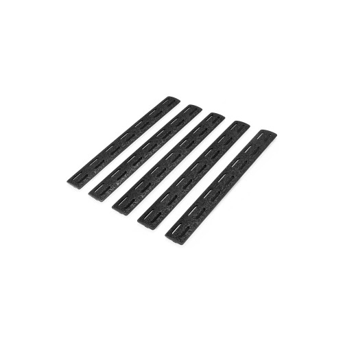 BCM MCMR Rail Cover Kit, 5.5-inch - Black (Five Pack)