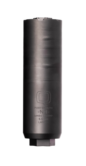 Q Jumbo Shrimp 6.5mm NFA Silencer with Black PVD Finish