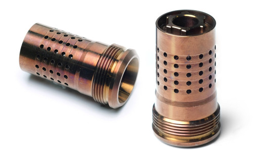 Q Cherry Bomb Muzzle Brake 5/8-24 Thread for Enhanced Recoil Control
