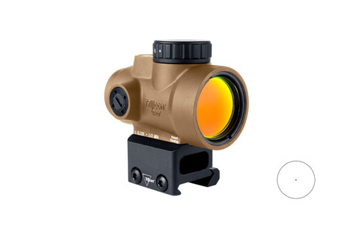 Trijicon MRO SD 2 MOA Red Dot - Coyote Brown with Full Co-Witness Mount