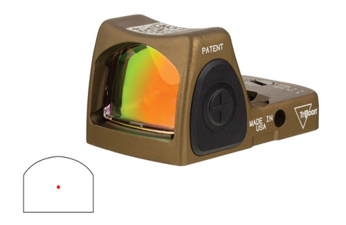 Trijicon RMR Type 2 HRS 3.25 MOA Red Dot - Coyote Brown