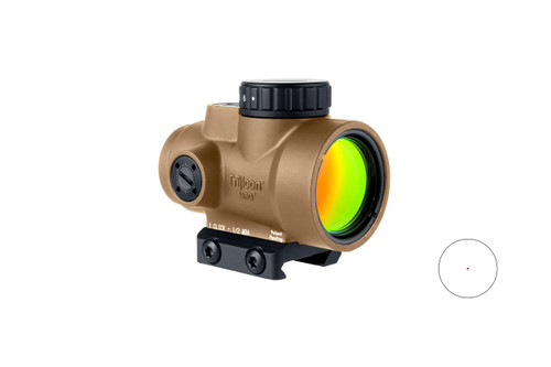 Trijicon MRO SD 2 MOA Red Dot - Coyote Brown with Low Mount