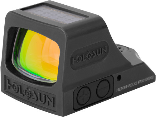 Holosun 508T X2 2 MOA Red Dot / 32 MOA Circle Ti Open Sight