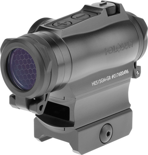 Holosun 515GM Ti 2 MOA Green Dot / 65 MOA Circle Enclosed Sight with Lower 1/3 Co-Witness Mount
